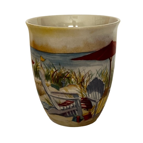 Tybee Island Georgia Coffee Mug - Cape Shore Beach Design by Kristin Stashenko - Picture 4 of 8